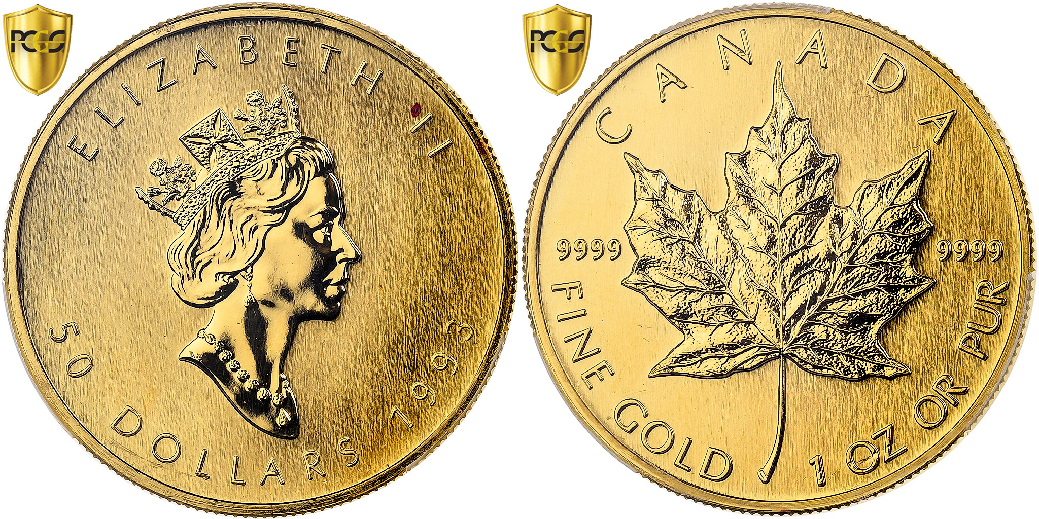 Canada, Elizabeth II, 50 Dollars, 1 Oz, 1993, Ottawa, Proof, Gold