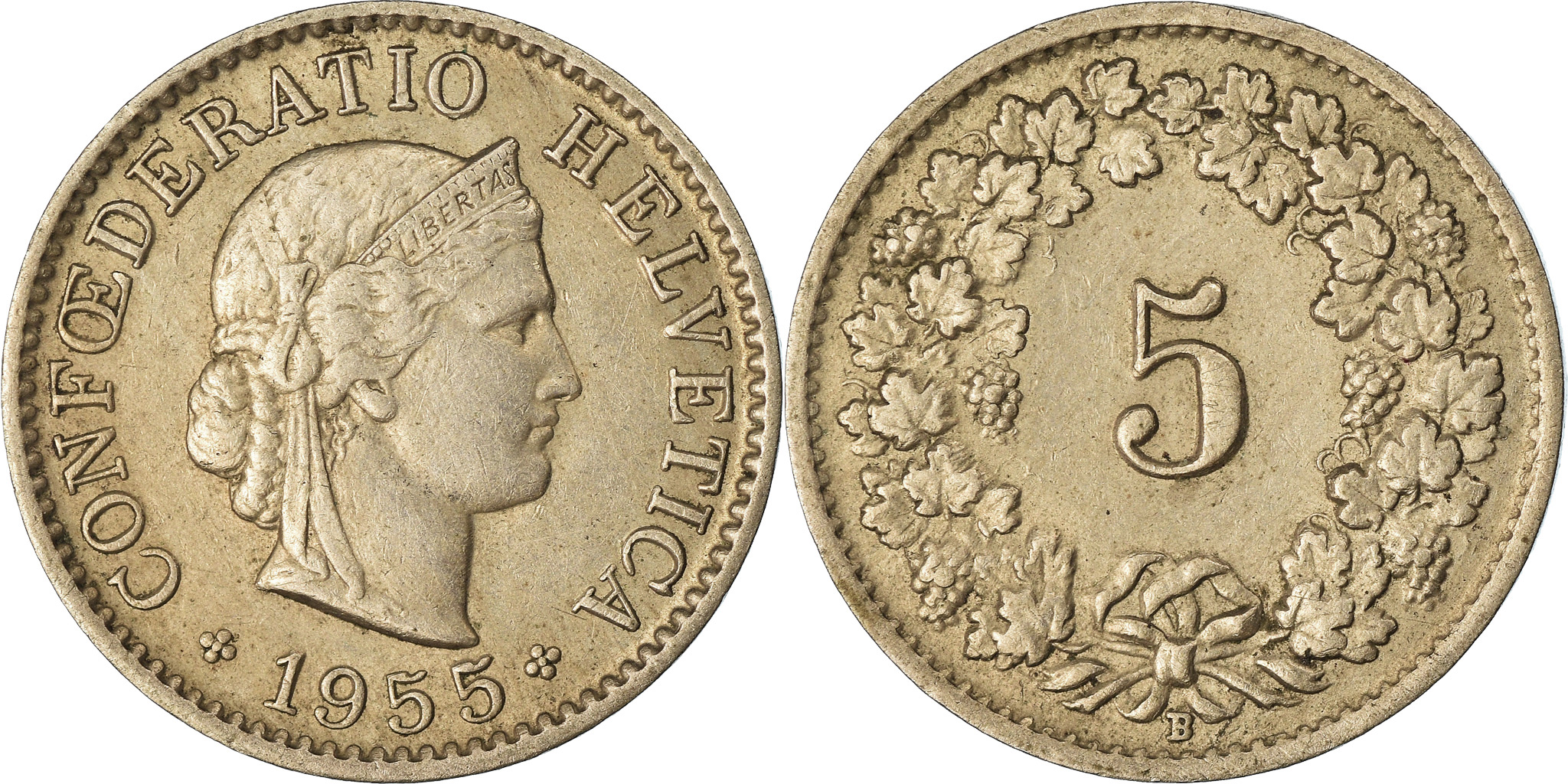 Coin, Switzerland, 5 Rappen, 1988, Bern, , Copper-nickel, KM:26