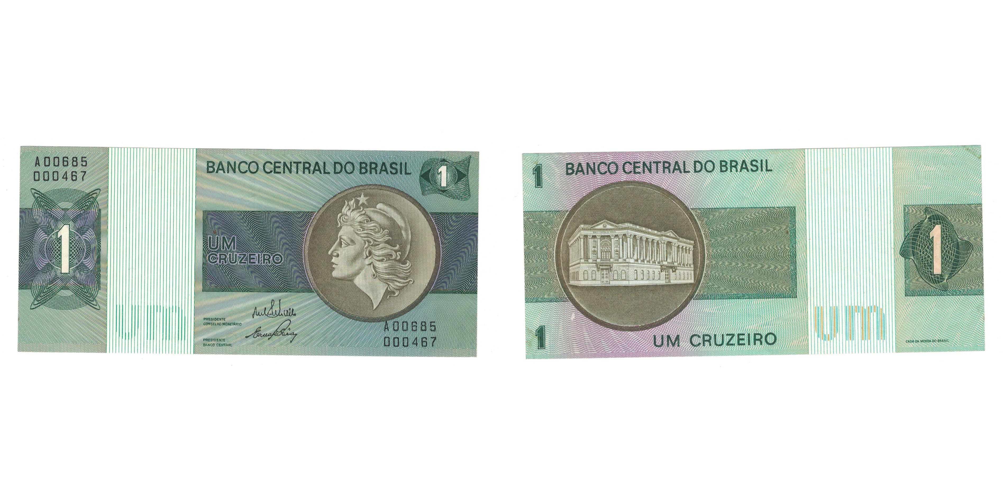 Banco Central Do Brazil 1 Cruzerio - UNC