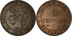 World Coins - Coin, France, Cérès, Centime, 1878, Bordeaux, , Bronze, KM:826.2