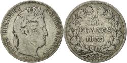 World Coins - Coin, France, Louis-Philippe, 5 Francs, 1833, Bayonne, , Silver