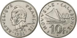 World Coins - New Caledonia, 10 Francs, 1986, Paris, Nickel, , Lecompte:95, KM:11