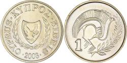 World Coins - Coin, Cyprus, Cent, 2003, , Nickel-brass, KM:53.3