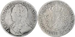 World Coins - France, Louis XV, 1/5 Écu aux branches d'olivier, 1730, Rouen,