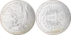 World Coins - France, 10 Euro, Le Petit Prince (fait de la voile), 2016, Paris, , Silver