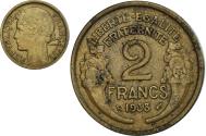 World Coins - Coin, France, 2 Francs, 1938