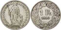 World Coins - Coin, Switzerland, Franc, 1910, Bern, , Silver, KM:24
