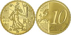 World Coins - France, 10 Euro Cent, 2013, Paris, Brass, , KM:1410