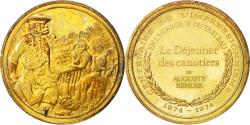 World Coins - France, Medal, French Fifth Republic, Arts & Culture, , Vermeil