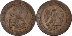 World Coins - France, Monnaie satirique, Napoléon III, 1870, Bronze,