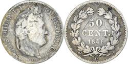 World Coins - Coin, France, Louis-Philippe, 50 Centimes, 1846, Paris, , Silver