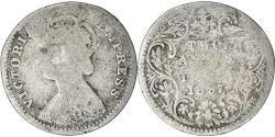 World Coins - Coin, INDIA-BRITISH, Victoria, 2 Annas, 1897, Calcutta, , Silver, KM:488