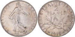 World Coins - Coin, France, Semeuse, 2 Francs, 1915, Paris, , Silver, KM:845.1