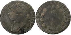 World Coins - France, Louis XVI, 12 deniers françois, 1793·5, Paris, Métal de cloche