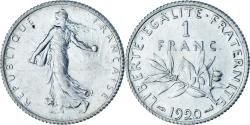 World Coins - Coin, France, Semeuse, Franc, 1920, Paris, , Silver, KM:844.1