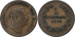 World Coins - Grand Duchy of Baden, Leopold I, Kreuzer, 1852, Copper, , KM:218.2