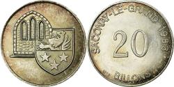 World Coins - Switzerland, 20 billons, Saconay-le-Grand -, 1983, , Silver