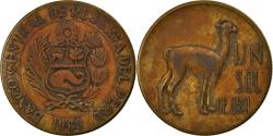 World Coins - Coin, Peru, Sol, 1969, , Brass, KM:248