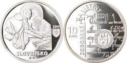 World Coins - Slovakia, 10 Euro, Zobor Documents, 2011, Kremnica, , Silver, KM:115