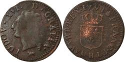 World Coins - Coin, France, Louis XVI, Liard à l'Ecu, 1791, Rouen, , Copper