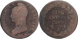 World Coins - Coin, France, Dupré, 5 Centimes, AN 5, Paris, , Copper, Gadoury:126