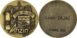 World Coins - France, Medal, Anzin, Hauts-de-France, Geography, 2002, , Bronze