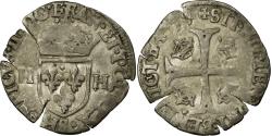World Coins - Coin, France, Douzain, 1577, Troyes, , Billon, Duplessy:1140