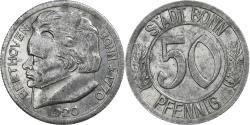 World Coins - Germany, Stadt Bonn, 50 Pfennig, 1920, Beethoven, , Iron