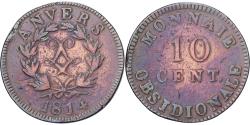 World Coins - France, Louis XVIII, 10 Centimes, 1814, Anvers, Copper, , Gadoury:193d