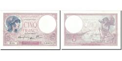 World Coins - Banknote, France, 5 Francs, 5 F 1917-1940 ''Violet'', 1939, 1939-08-10, UNC(63)