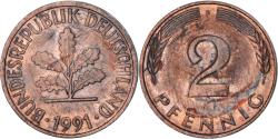 World Coins - Coin, Germany, 2 Pfennig, 1991