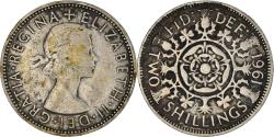 World Coins - Coin, Great Britain, Elizabeth II, Florin, Two Shillings, 1961,
