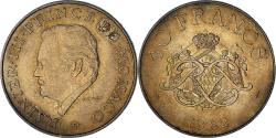 World Coins - Monaco, Rainier III, 10 Francs, 1982, , Copper-Nickel-Aluminum, KM:154