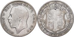 World Coins - Great Britain, George V, 1/2 Crown, 1922, Silver, , KM:818.2