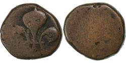World Coins - French India, Louis XV, Doudou, n.d. (1715-1774), Pondicherry, Bronze,