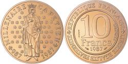 World Coins - Coin, France, Hugues Capet, 10 Francs, 1987, Monnaie de Paris, ESSAI,