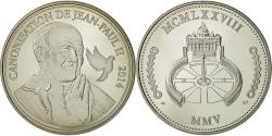 World Coins - France, Medal, Canonisation de Jean Paul II, 2014, , Nickel