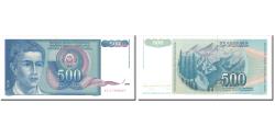 World Coins - Banknote, Yugoslavia, 500 Dinara, 1990, 1990-03-01, KM:106, UNC(65-70)