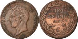 World Coins - Coin, Monaco, Honore V, 5 Centimes, Cinq, 1837, Monaco, , Copper