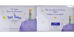 World Coins - Coin, France, Petit Prince, Set, 2001, Paris, Coffret 5 c. à 20 frs.BU