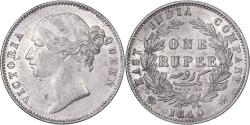 World Coins - East India Company, Victoria, 1 Rupee, 1840, Silver, , KM:458