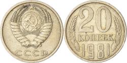 World Coins - Coin, Russia, 20 Kopeks, 1981