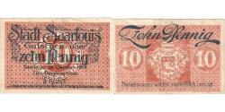 World Coins - Germany, Saarlouis, 10 Pfennig, VF(20-25)