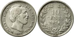 World Coins - Coin, Netherlands, William III, 10 Cents, 1878, , Silver, KM:80