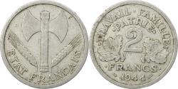World Coins - Coin, France, Morlon, 2 Francs, 1944, Beaumont - Le Roger, , Aluminum