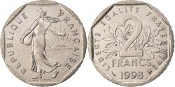 World Coins - France, 2 Francs, Semeuse, 1998, Nickel, , Gadoury:547, KM:942.2