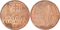 World Coins - Coin, Slovakia, 50 Halierov, 2003