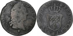 World Coins - France, Louis XV, 1/2 Sol d'Aix, 1768, Aix, Copper, , Gadoury:274
