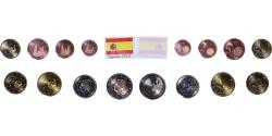World Coins - Spain, Set Euros, 2018,