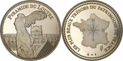 World Coins - France, Medal, Pyramide du Louvre, Copper-nickel,